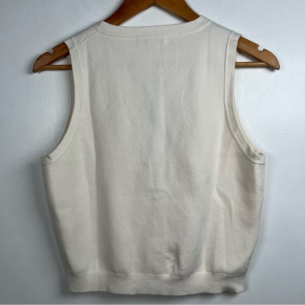 J.Crew Emilie Women’s Sweater-Vest New Sizes S,M Ivory - Picture 6 of 15